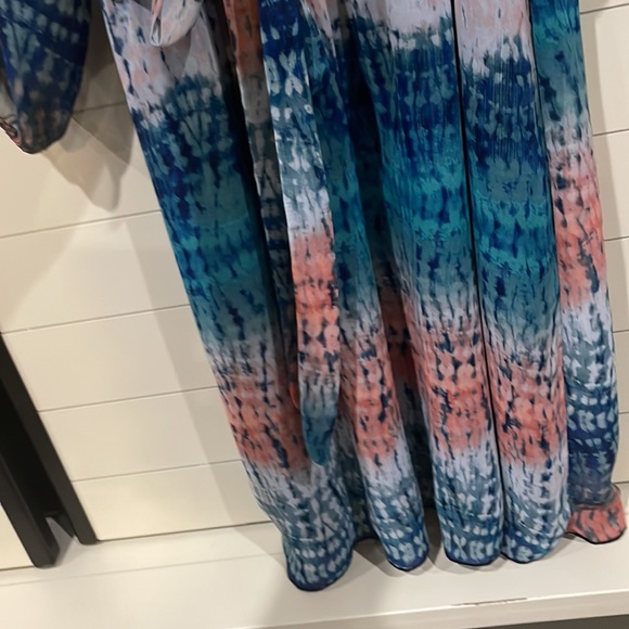 Enfocus dress. Elastic waist with tie. Pit to pit 21”. Length 38”. - Picture 3 of 3